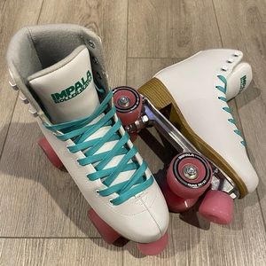 Impala White Quad Rollerskates
